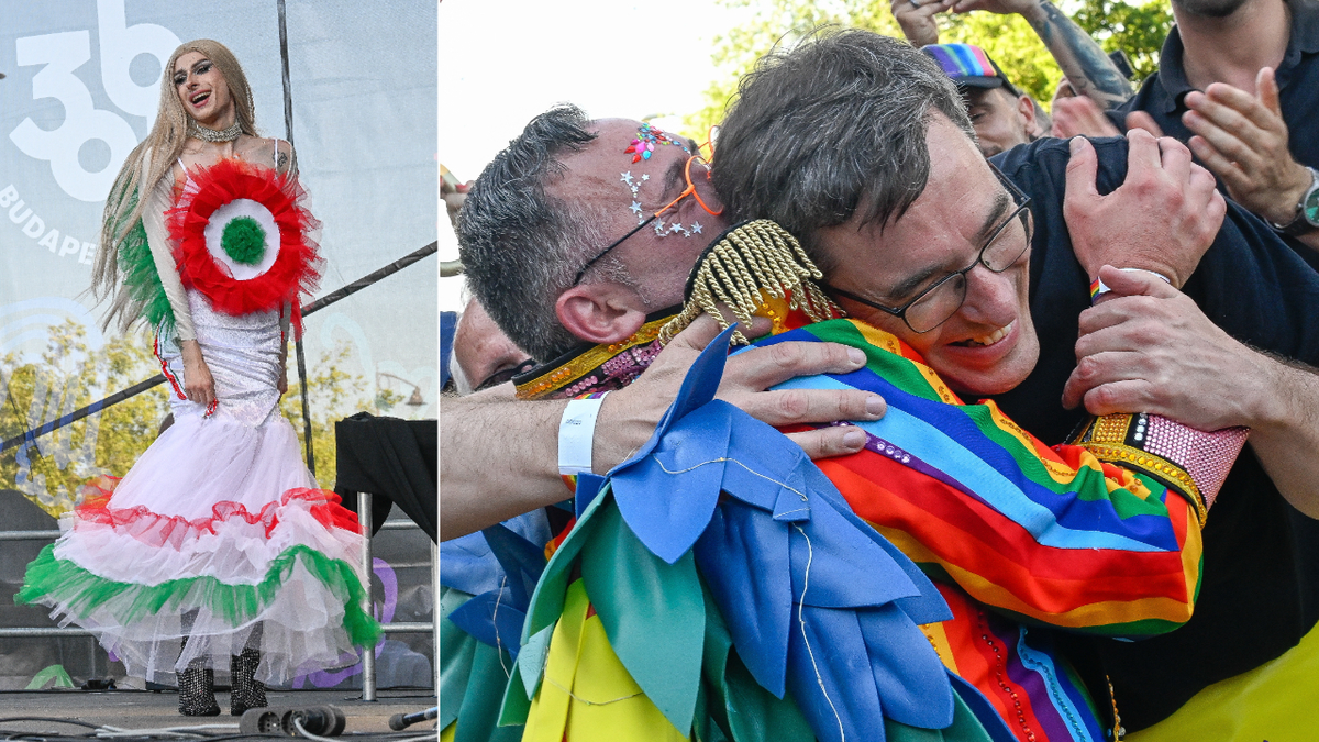 A kokárdagyalázó drag queen: Ez a pesti Pride gyalázatos üzenete! Nem csitul a nemzeti lobogót megtipró hermafrodita botránya