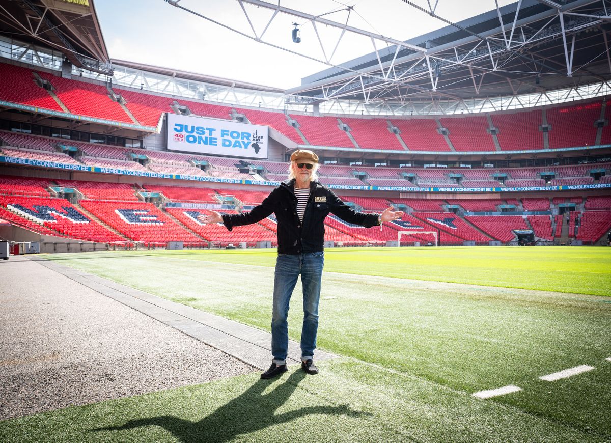 Just For One Day the Live Aid Musical launch event at Wembley Stadium, London, UK.