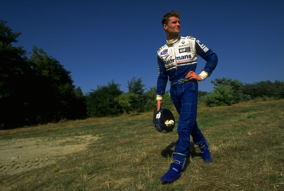 David Coulthard az első Forma-1-es évében, az 1994-es Magyar Nagydíjon
