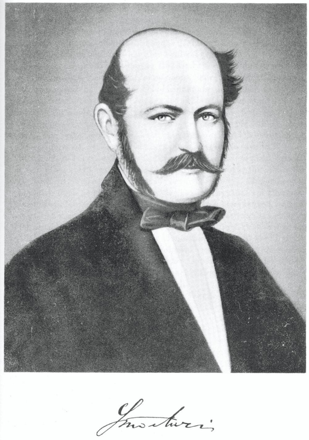 Ignaz_Semmelweis_1857_with_signature, az anyák megmentője,