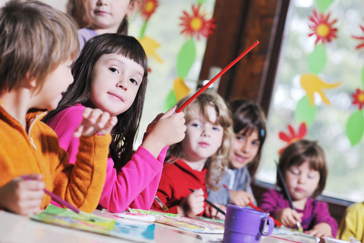 Happy,Child,Kids,Group,Have,Fun,And,Play,At,Kindergarden