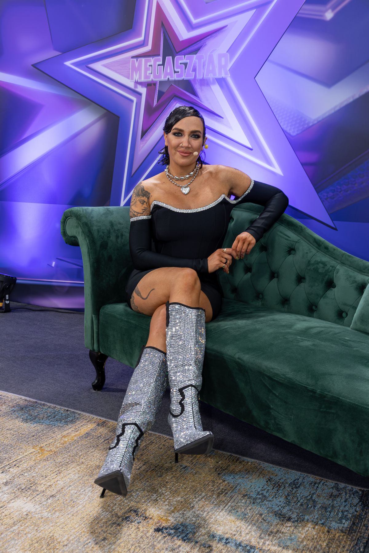 Tóth Gabi kislányával közösen énekel