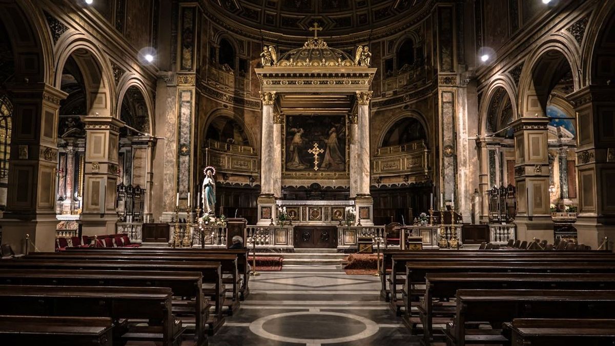 Meglepő dolog törtét az ünnepi mise közben