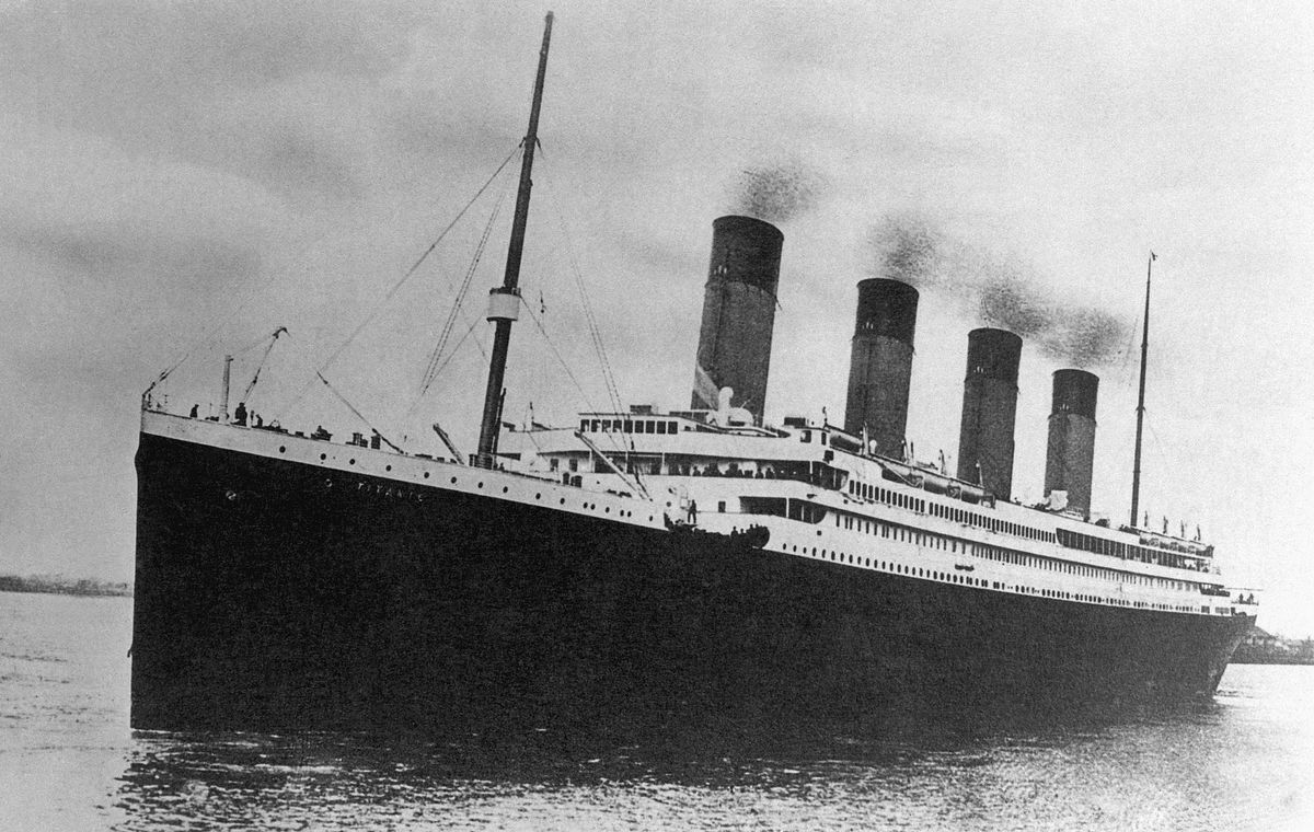 Titanic on Maiden Voyage