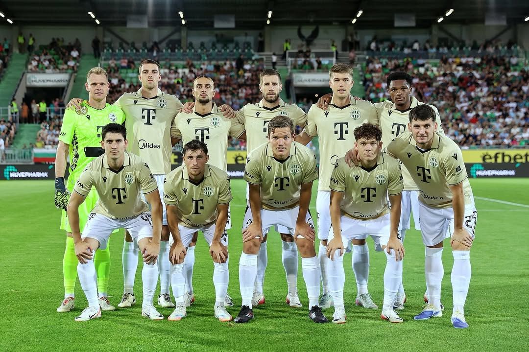 A Fradi kezdőcsapata a Ludogorec vendégeként