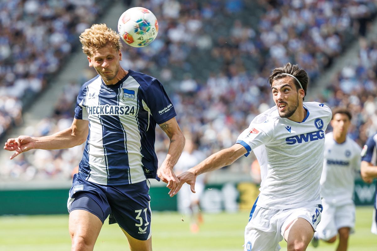Dárdai Márton (balra) kikerülhet a Hertha másodosztályú csapatából