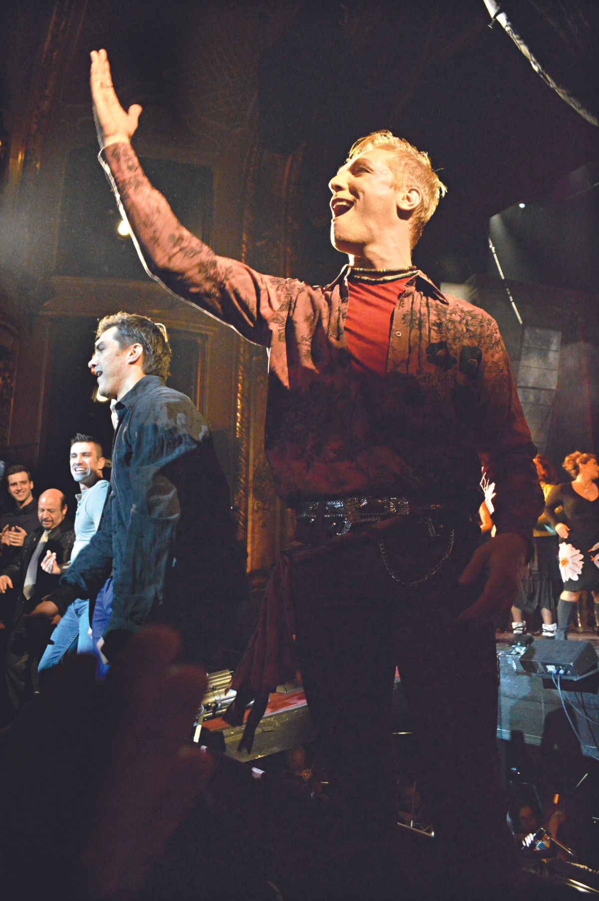 Bereczki Zoltán Mercutio szerepében, több mint 10 évvel ezelőtt a Rómeó és Júlia musicalben.