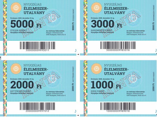 nyugdíjas élelmiszer utalvány