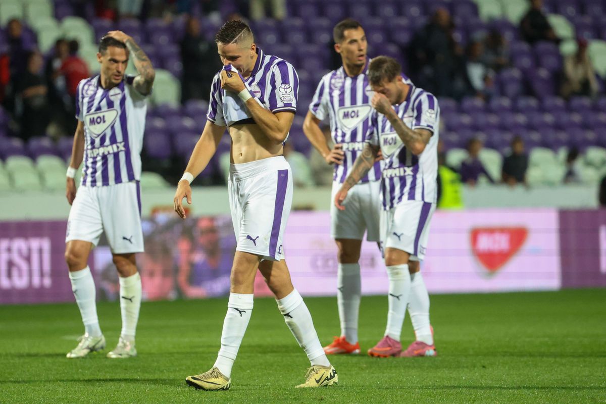 Okkal szomorúak az Újpest FC focistái