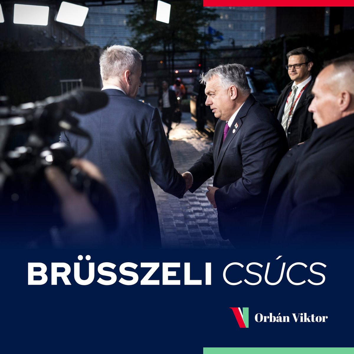 Orbán Viktor Brüsszelből üzent.