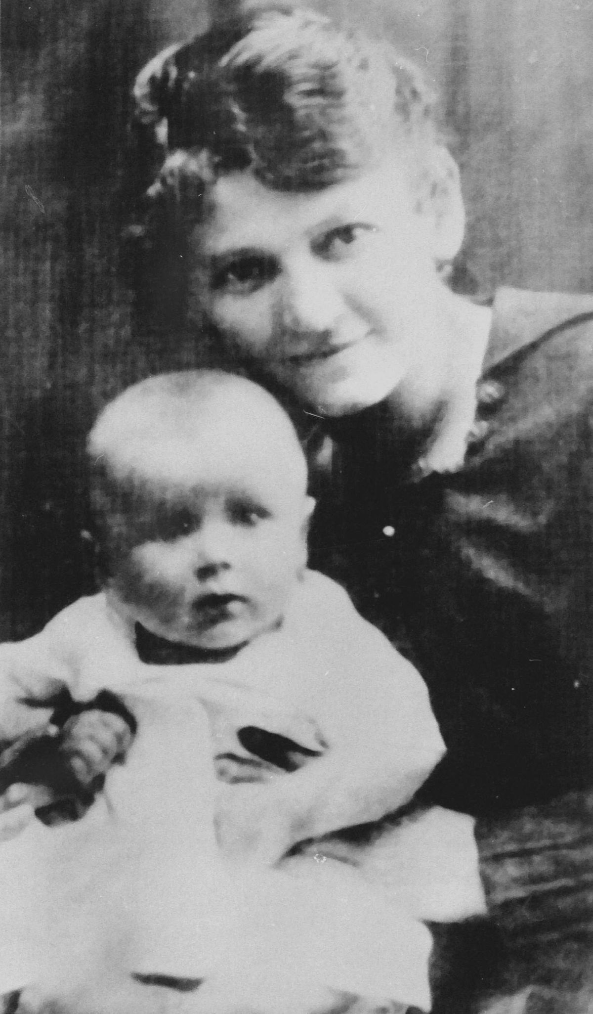 POLOGNE - KAROL WOJTYLA ET SA MERE (FUTUR JEAN-PAUL II)