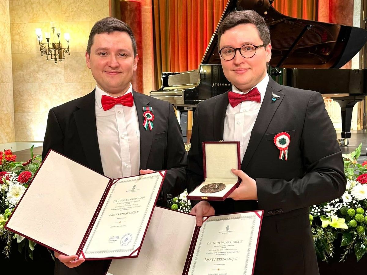 Az egyik legnagyobb hazai elismerés a zene területén, Liszt-díjas lett a Tóth-Vajna testvérpár