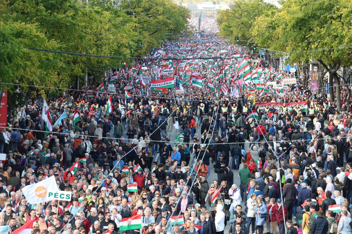 Békemenet 2025. október 23-án Budapesten