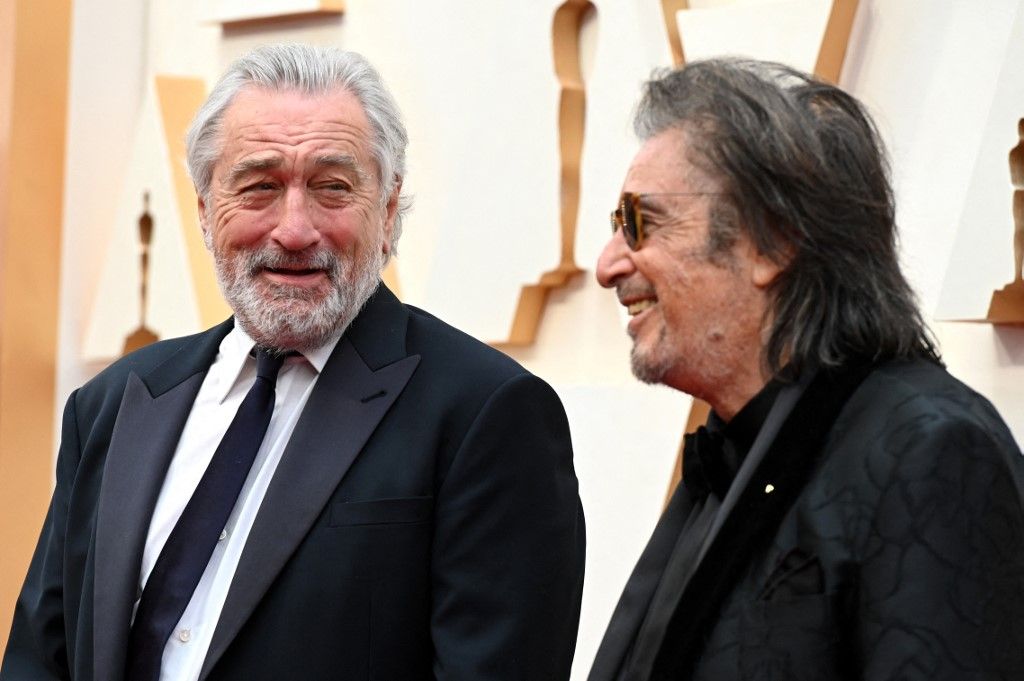 Al Pacino és Robert De Niro a luxusdivatház új kollekcióját mutatják be.