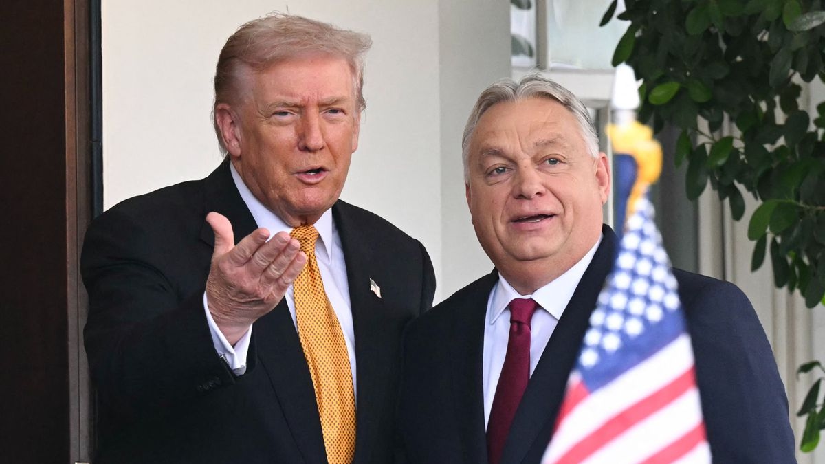 Hungarian PM Orban meets US president Trump