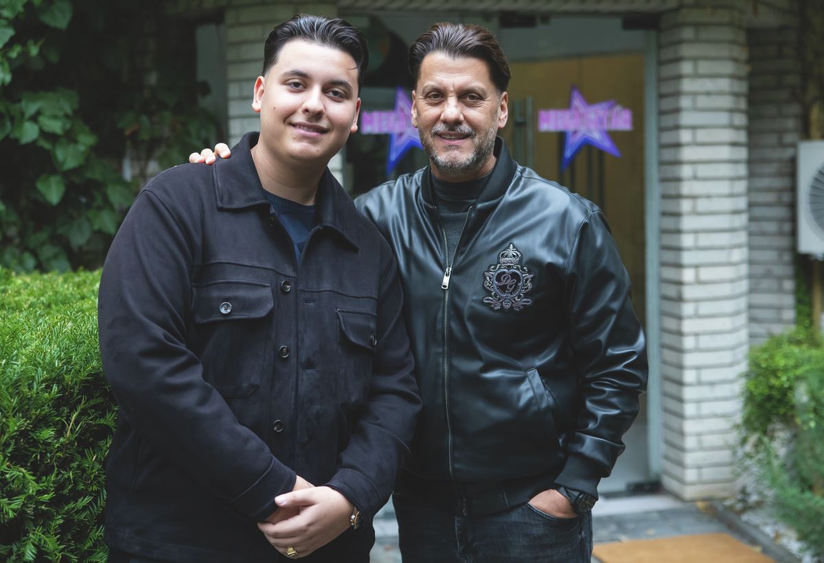 Kökény Attila és Kökény Lali a Megaházban.