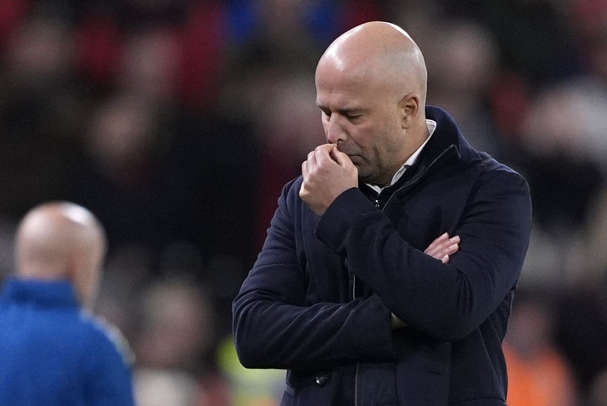 Arne Slot a Liverpool edzője