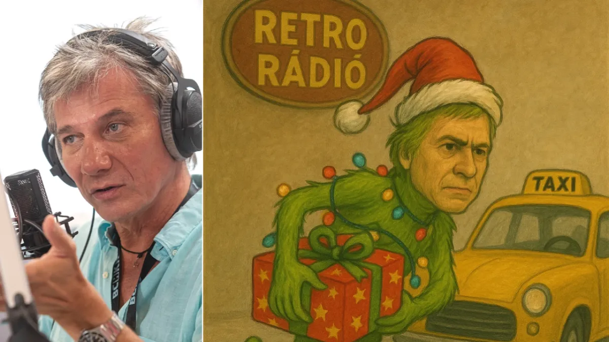 Bochkor Gábor fogta az ajándékot és távozott a karácsonyi partiról 