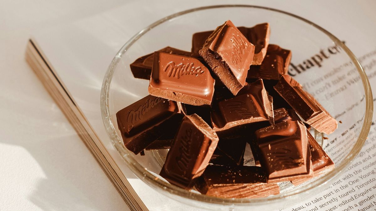 Baj van a Milka csokival