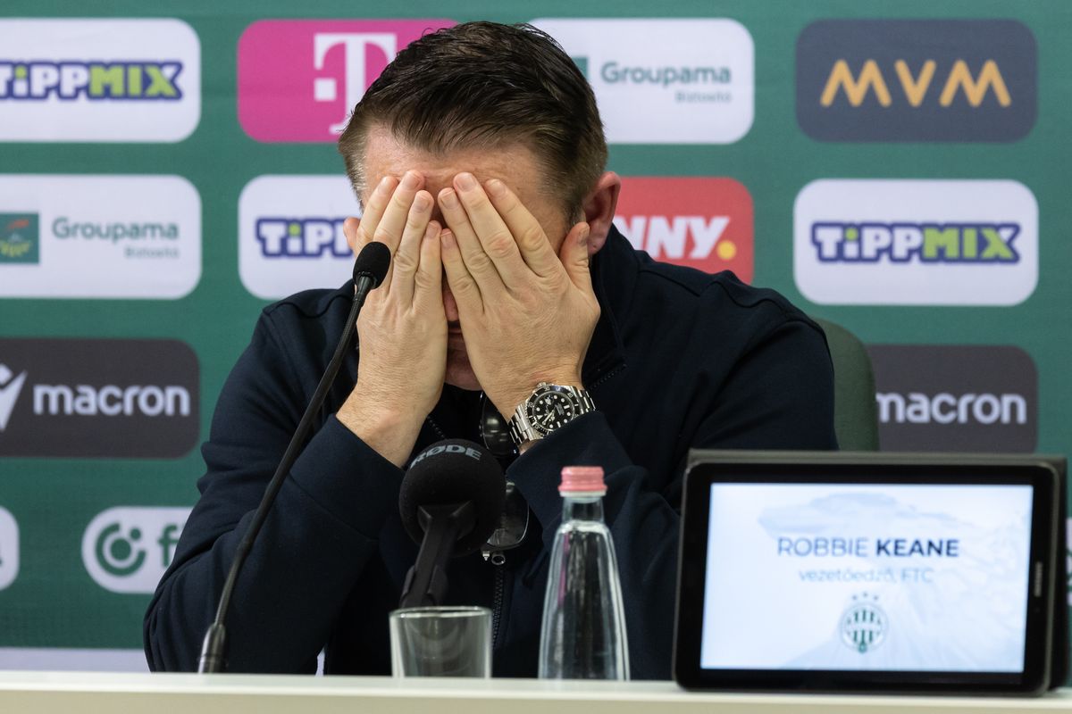 Robbie Keane foghatta a fejét a Fradi szombati meccse után