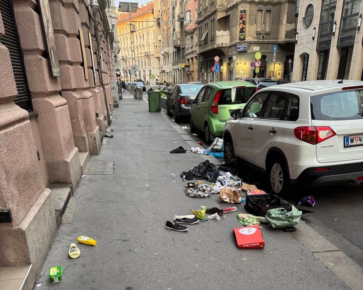 Erzsébetváros a bulibárók birodalma lett, az utcákon állandó a kosz és a szemét