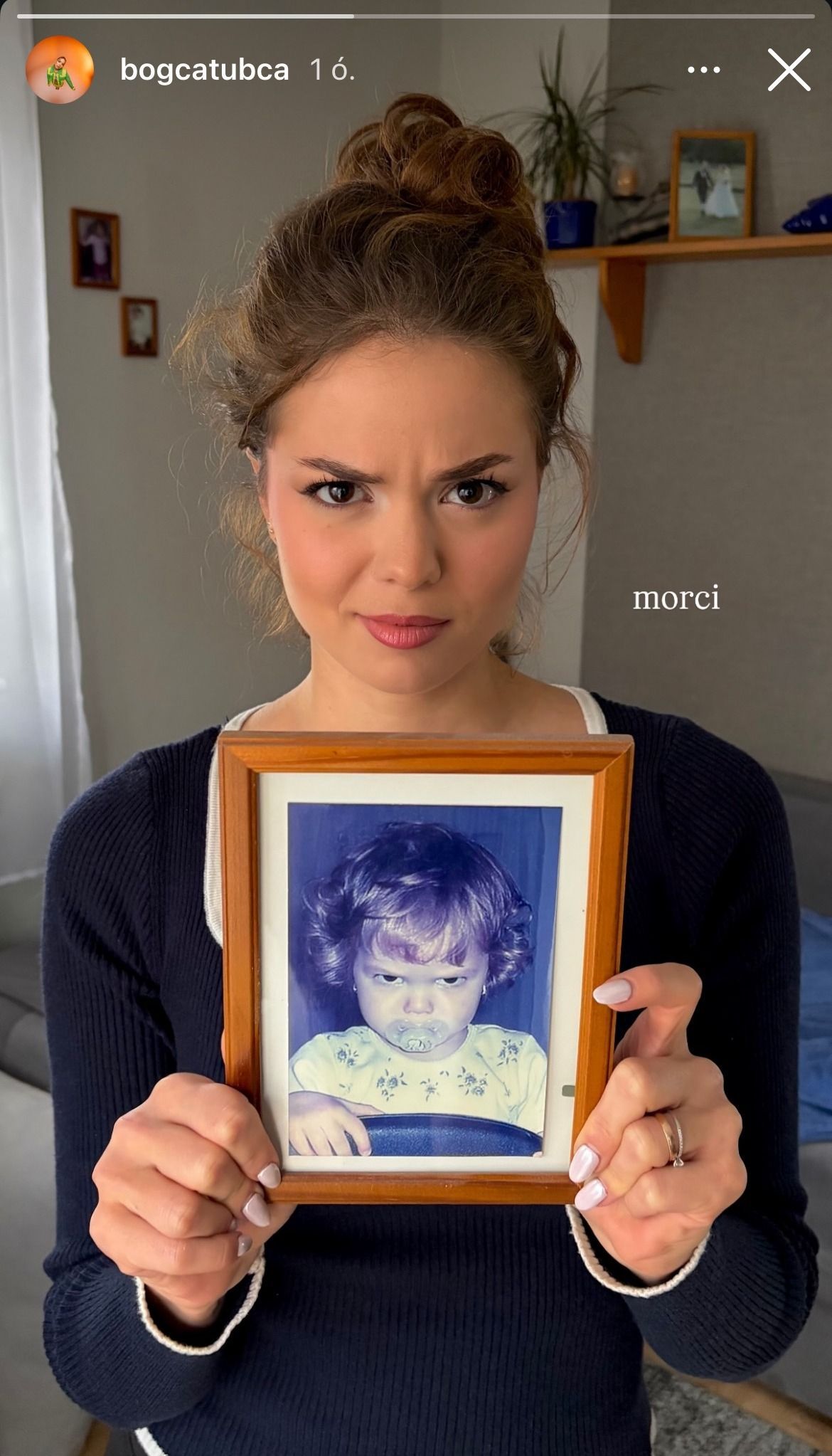 Nagy Bogi gyerekkori kép