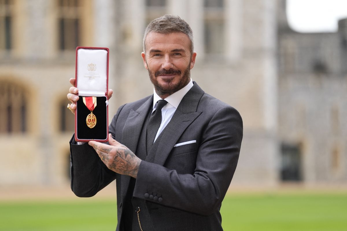 David Beckham számára egy igazán meghatározó pillanat érkezett el, méghozzá a királyi család által