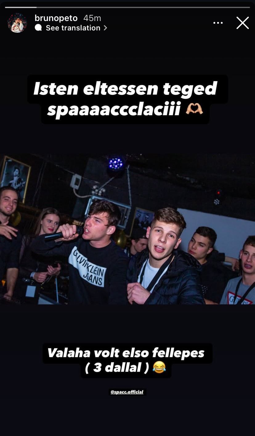 Bruno x Spacc első koncertjét három dallal tartották meg