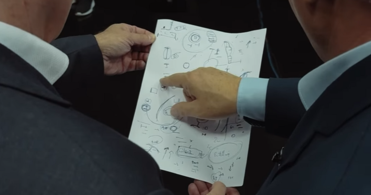 Orbán Viktor rajza. Fotó: Ripost