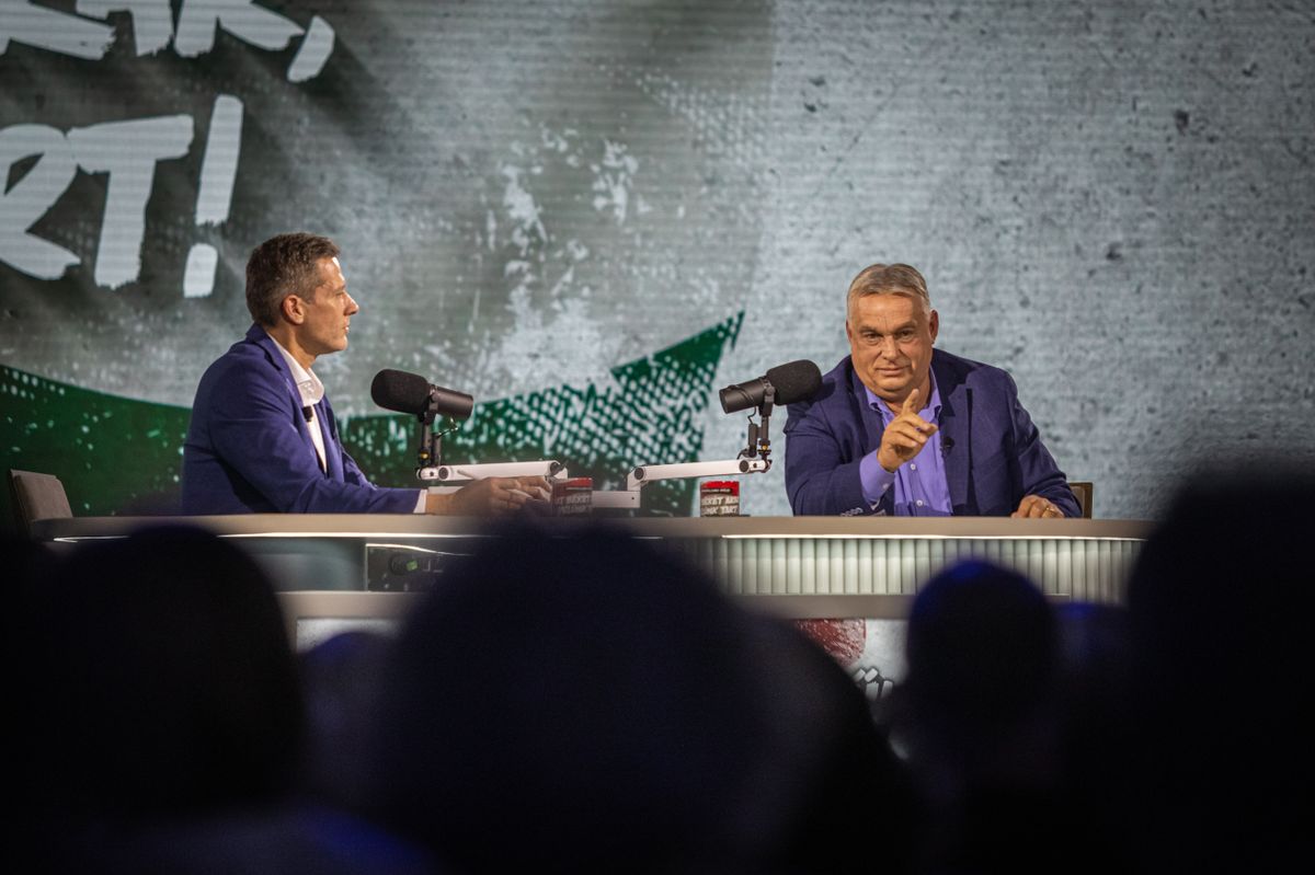 DPK Háborúellenes gyűlés, Győr, 2025. 11. 15. Váczi Gergő Orbán Viktor