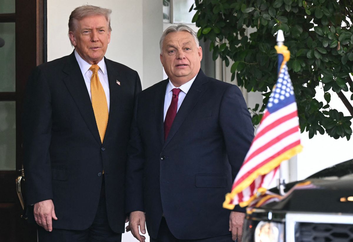 Hungarian PM Orban meets US president Trump