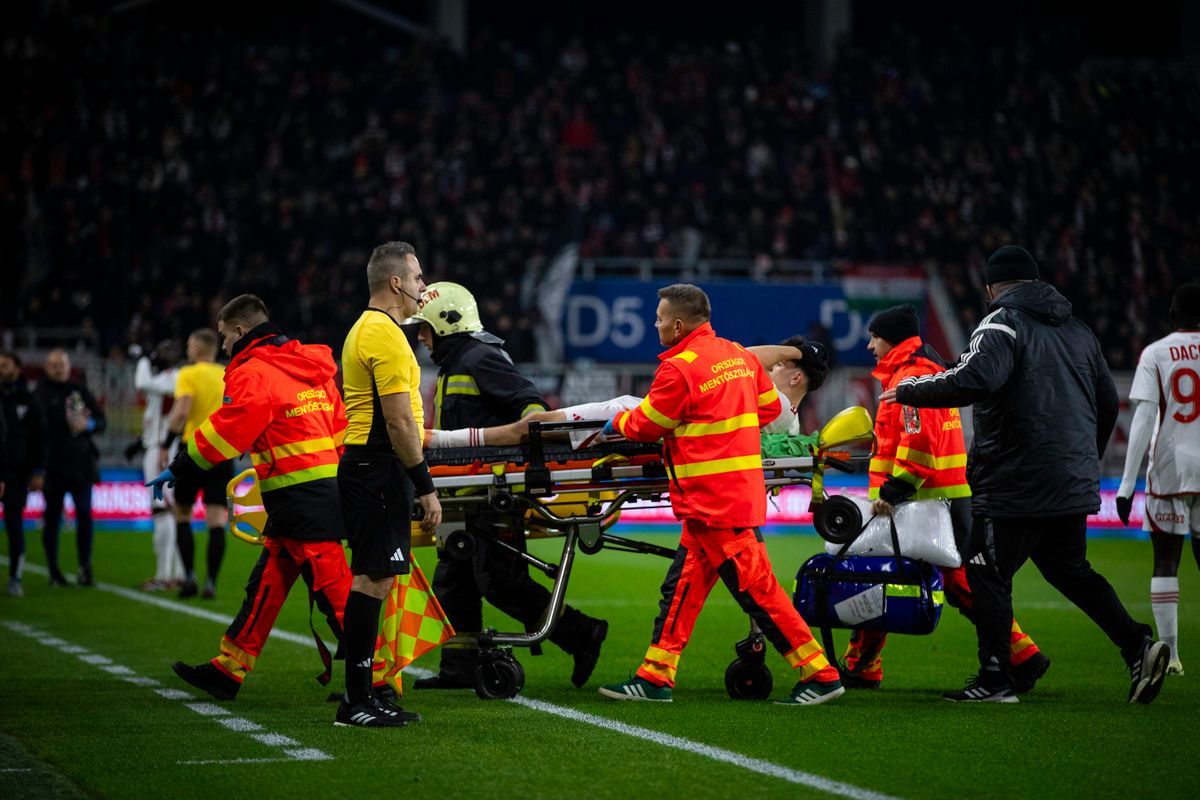 Szűcs Tamás sérülése ijesztő volt, hordágyon tudta csak elhagyni a pályát, de elmondása szerint most már minden rendben vele