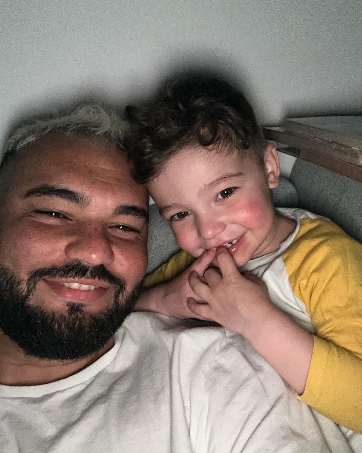 Herceg Dávid és kisfia kapcsolata nagyon jó. 