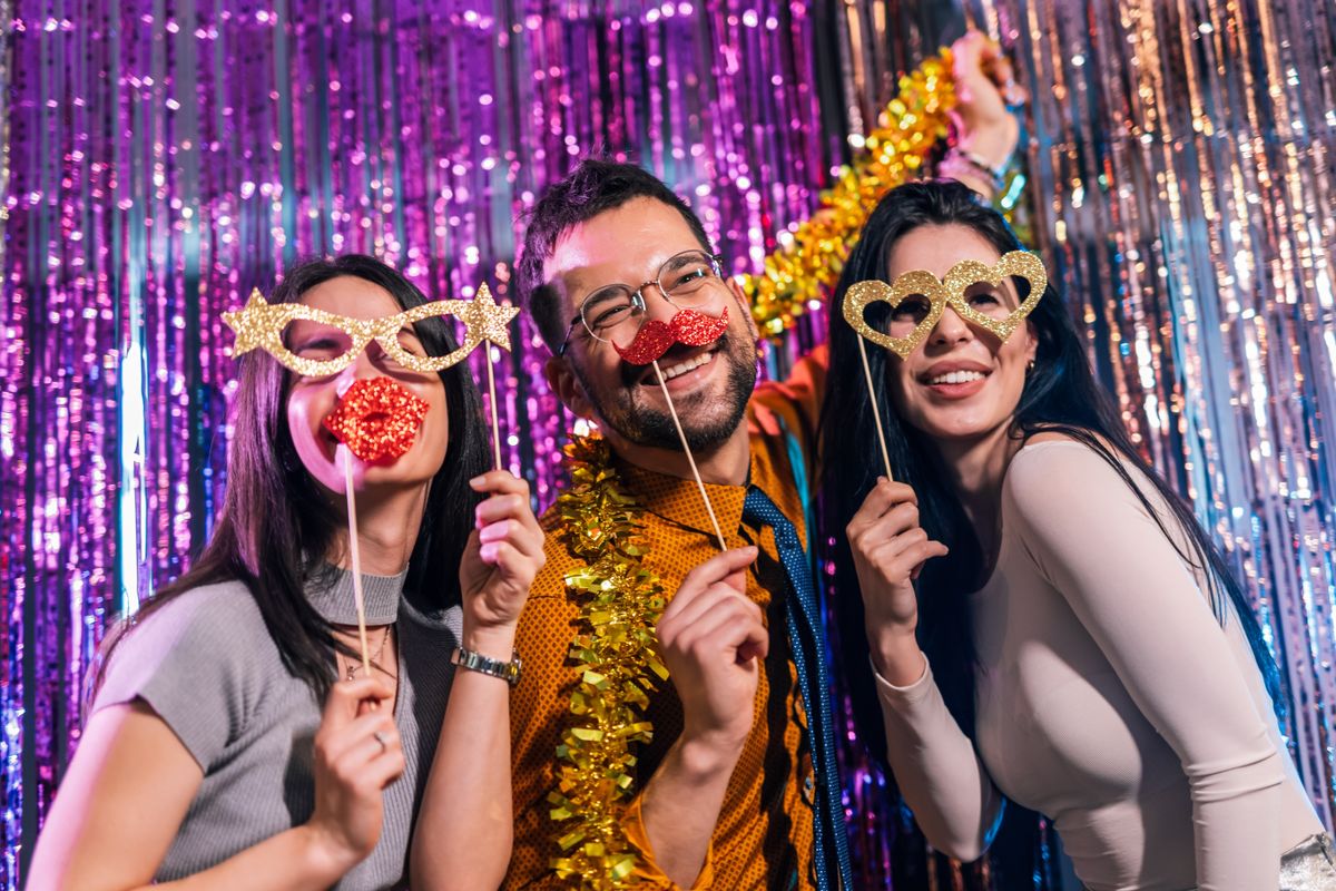 szilveszteri buli hangulat