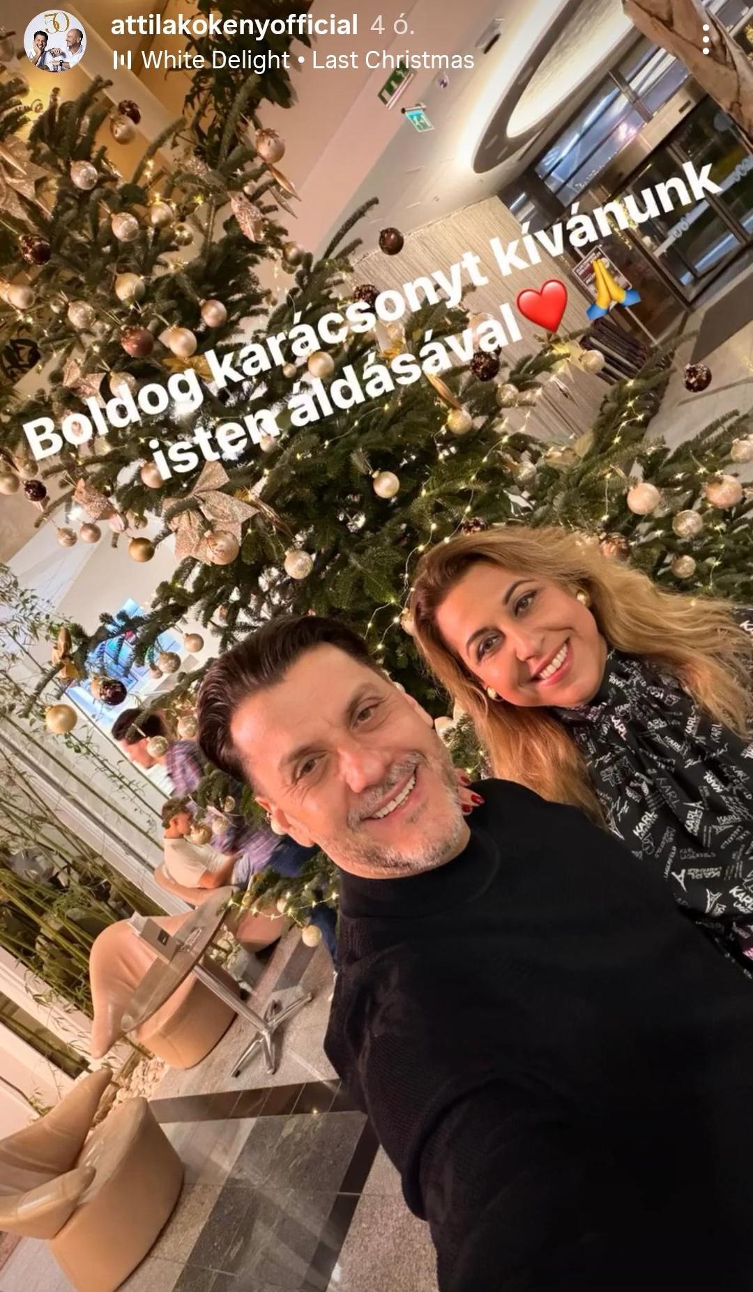 Kökény Attila karácsonya idén másként telt, mint az elmúlt években.