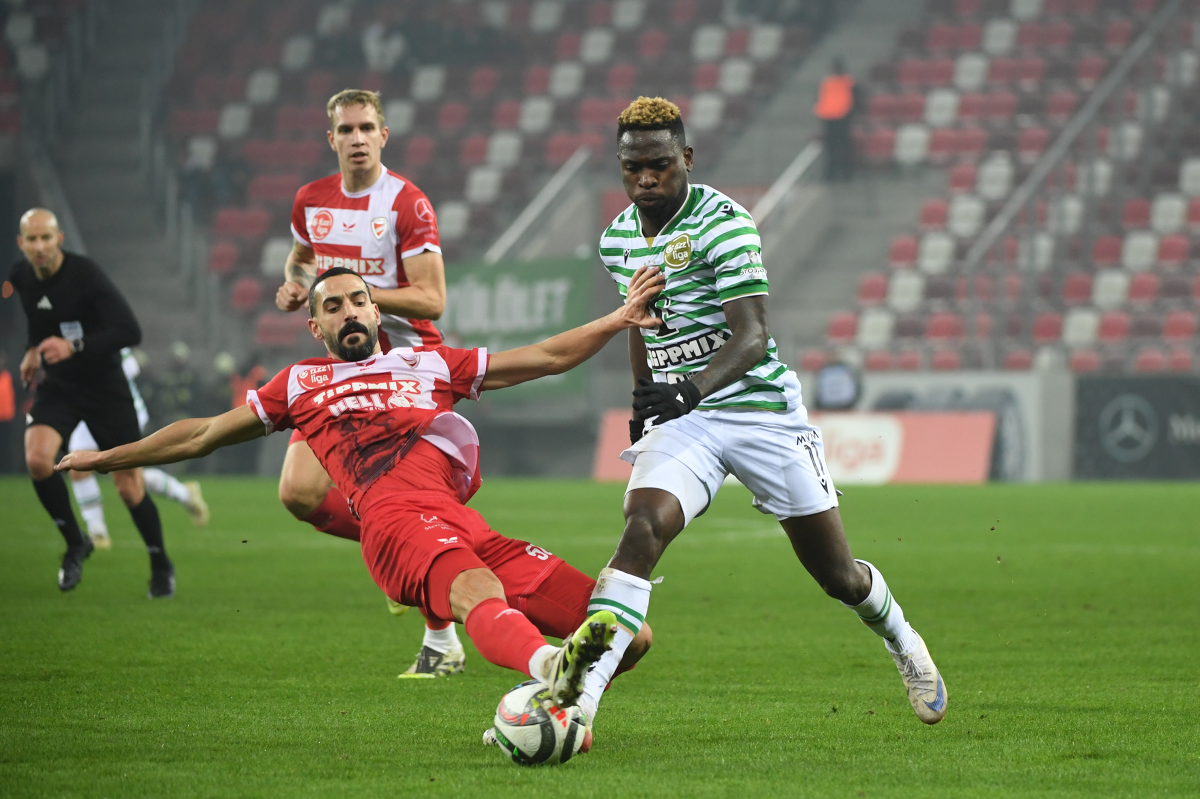 A második félidőben dőlt el a DVTK-Fradi találkozó