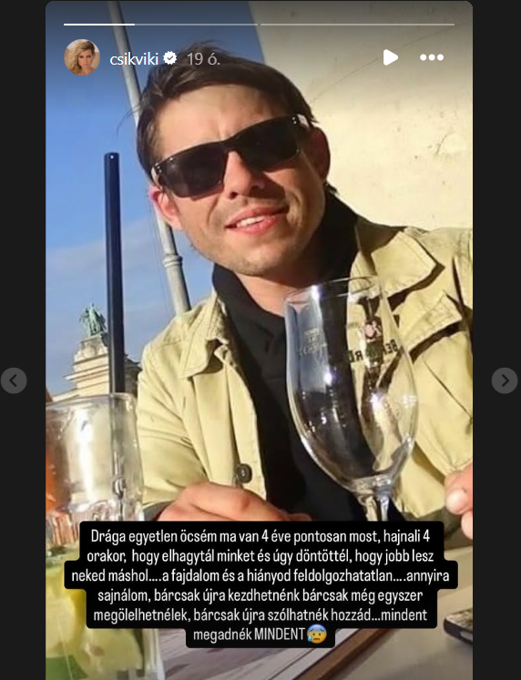 Szorcsik Viki négy éve veszítette el testvérét