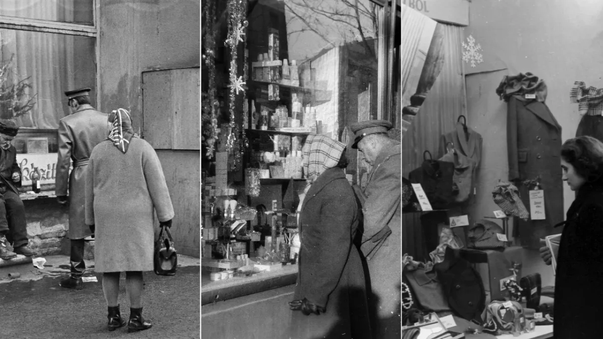 Retró kirakatok Budapesten a szocializmusban