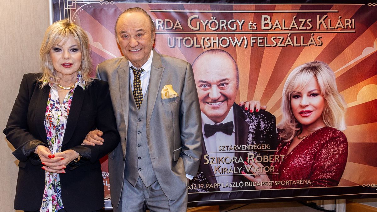 Korda György és Balázs Klári sajtótájékoztatóján jelentették be utolsó showjukat