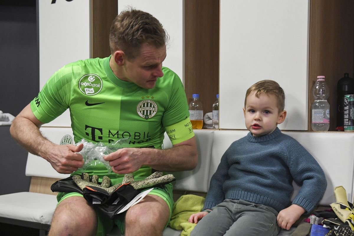 Dibusz Dénes és kisfia