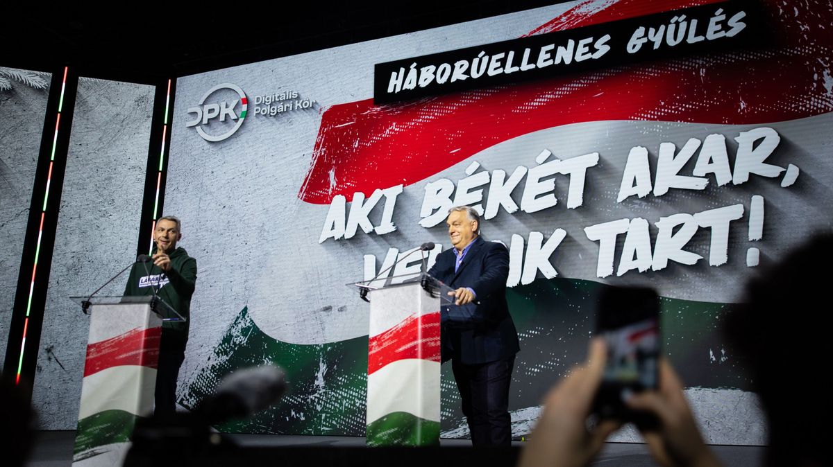 Háborúellenes Gyűlés Szegeden – Orbán Viktor  
 12.20 Szeged 