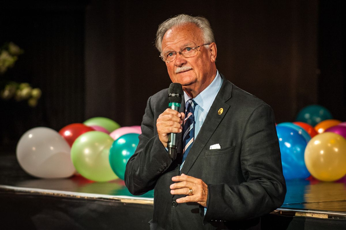 alt=Balázs Péter számos emlékezetes pillanatot okozott a magyar közönségnek színészi karrierje során