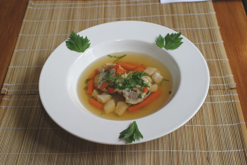 Újházi-tyúkhúsleves