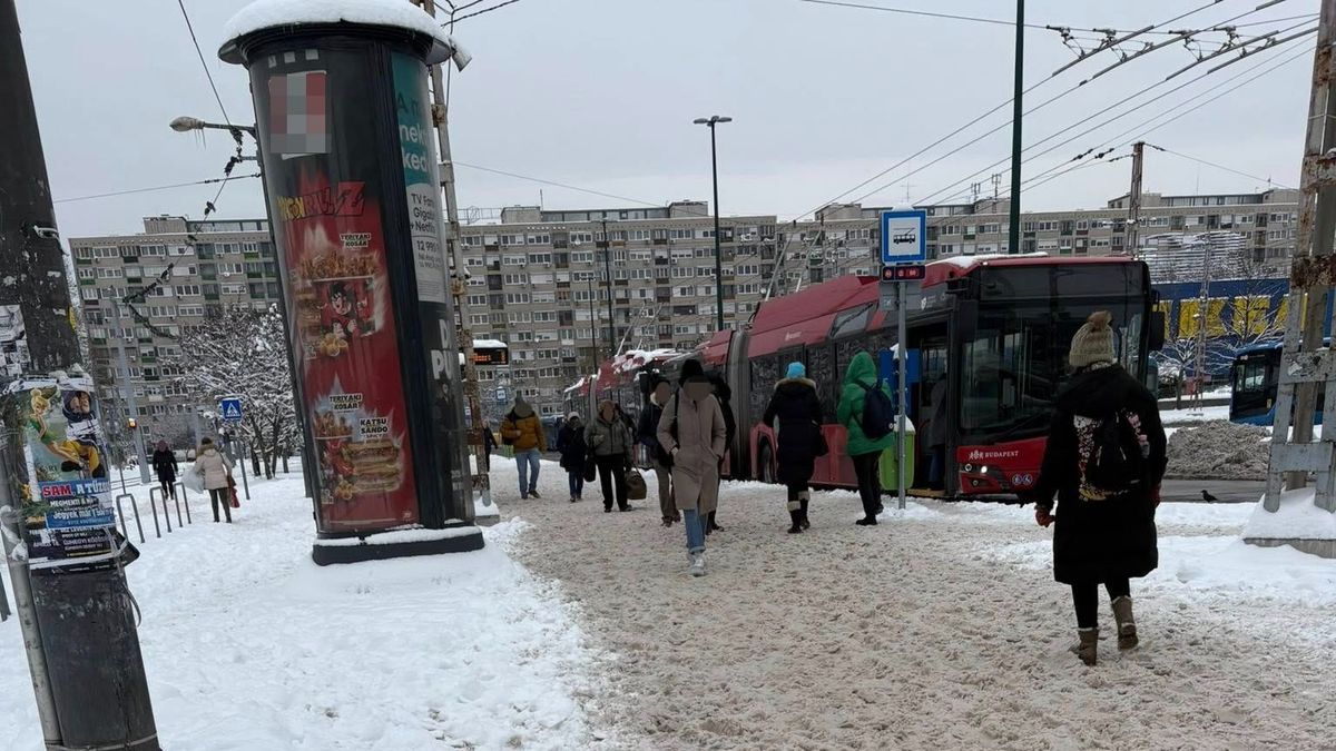 A csúszós járdák állapota még rosszabb lesz, ha lefagy a megolvadt hó 