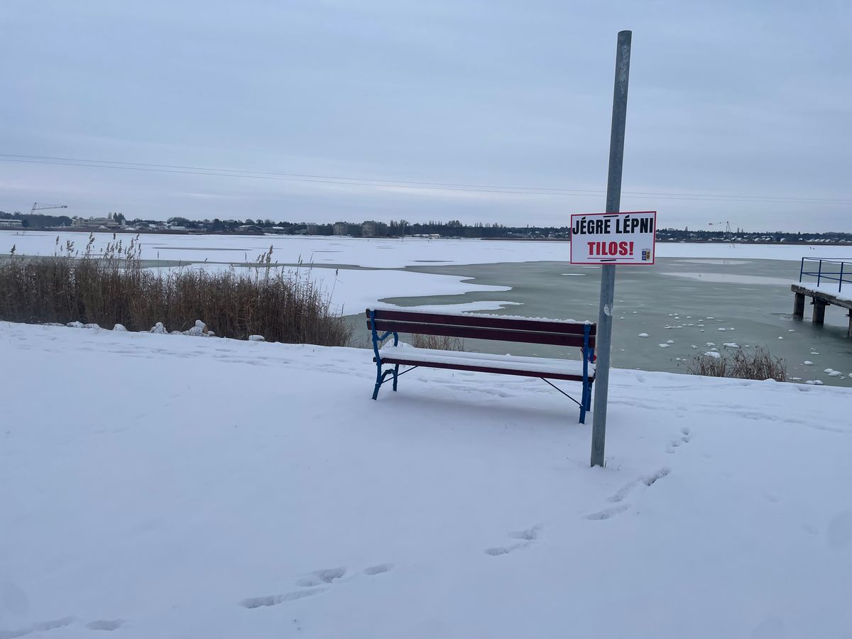 Jégre lépni egyelőre akár életveszélyes is lehet hazai tavainkon