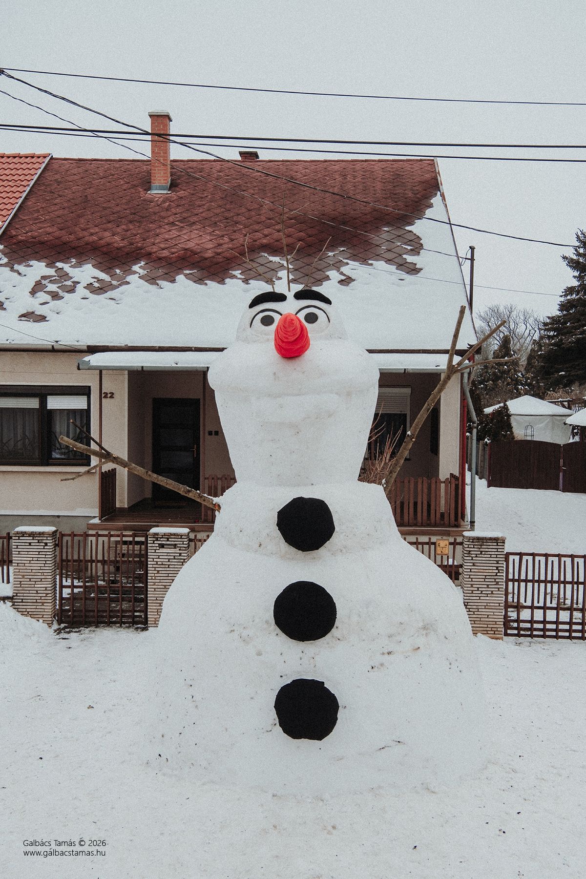 Olaf a hóember vigyáz a nógrádiakra