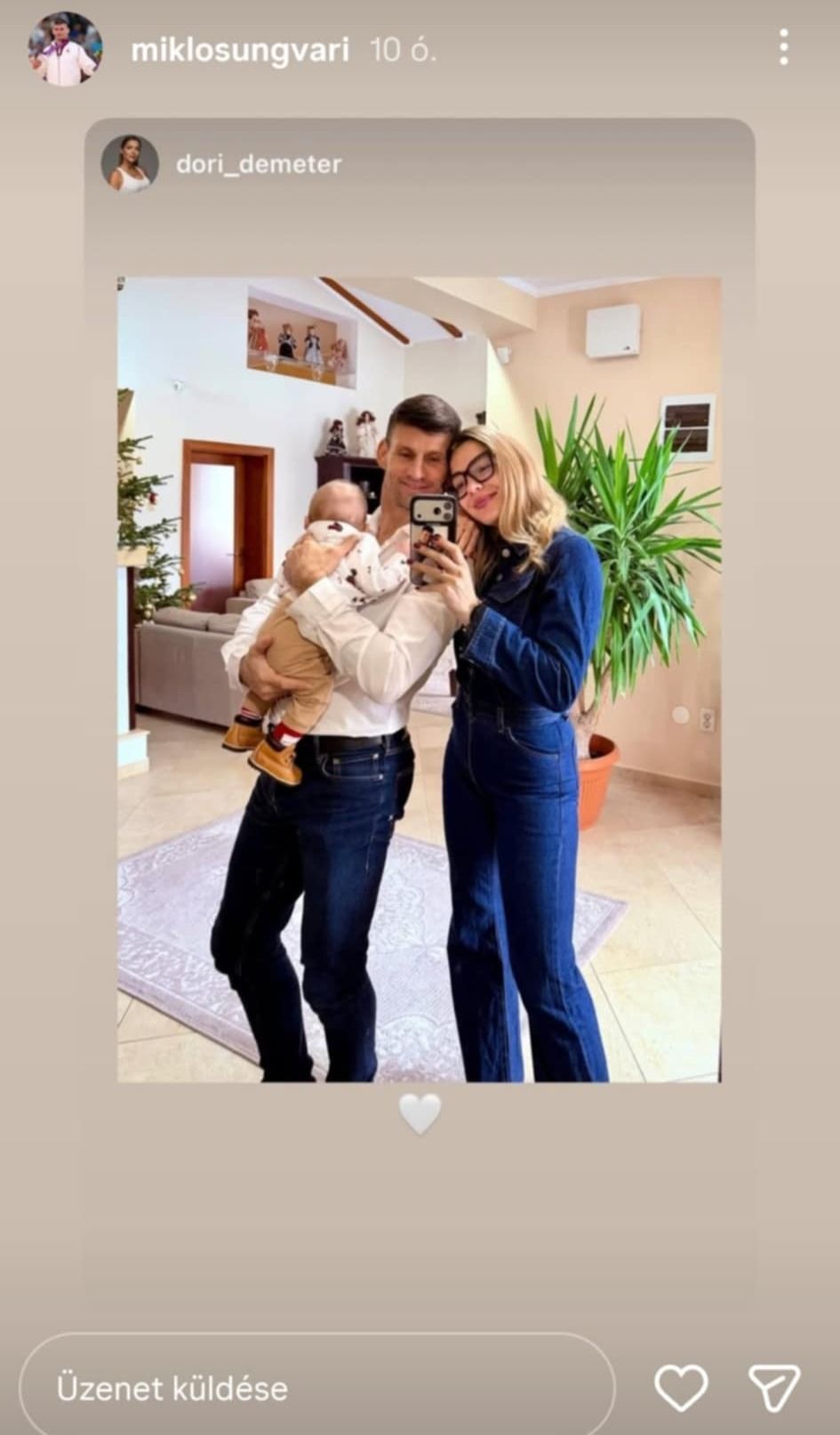 Az Ázsia Expressz sztárja rajong családjáért. 