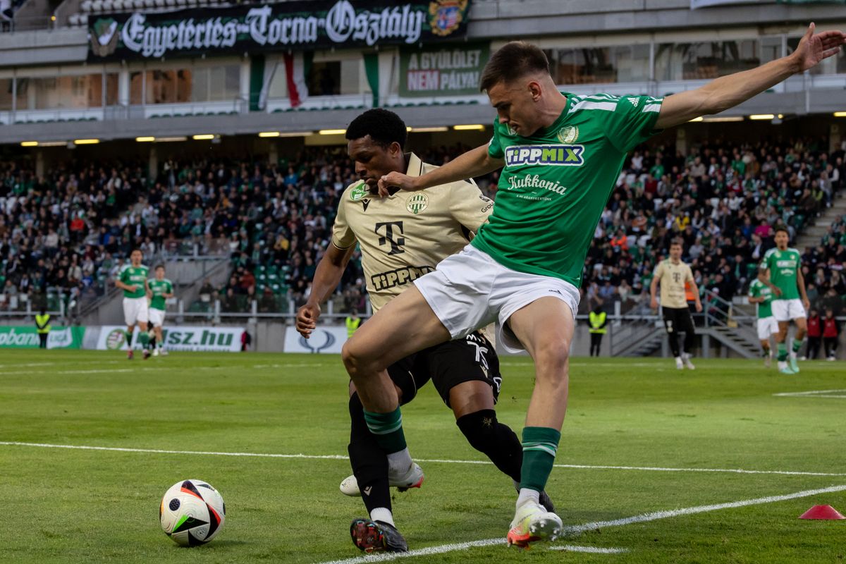 Krpics (jobbra) az NB I egyik legjobb védője, nem véletlenül akarja őt a Fradi 