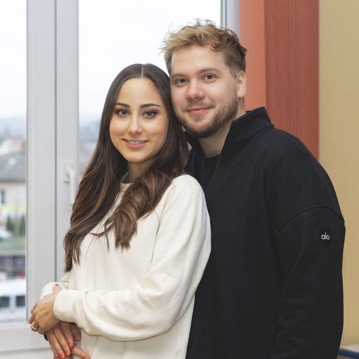 Visváder Tomi feleségével, Visváder-Palácsik Lillával