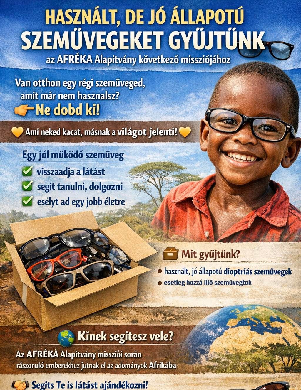 Afréka-misszió támogatás